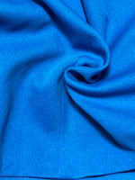 puff sleeve long dress blue