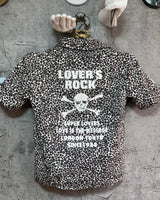 Skull leopard shirts gray black