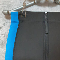 zip up skirt blue black STÜSSY