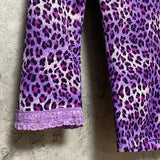 purple leopard cardigan y2k