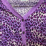 purple leopard cardigan y2k