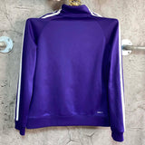adidas climalite track jacket purple