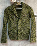 leopard print jacket sly green