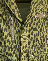 leopard print jacket sly green
