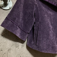 swing jacket 2way purple