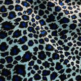 leopard printed shirt blue