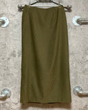 tight skirt khaki dark green