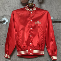 adidas ads230 letterman jacket  red