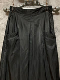 maxi flare skirt black moussy