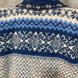 Nordstrikk Nordic knit cardigan blue