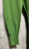 turtleneck knit long dress Uniqlo green