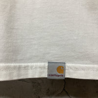 Carhartt logo rope ring printed T-shirt white navy