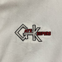 Gate keepers embroidered long sleeve shirt white Houston livestock show and rodeo