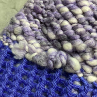 2way knit cap beanie watch cap purple