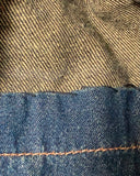patchwork denim jeans