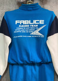racing jumpsuit overall sweatshirt pants blue