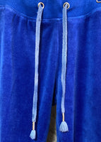 Ed Hardy skull rose printed track suit hoodie pants two piece set blue