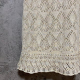 glitter knit sleeveless