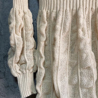 unique knit dress tops white beige