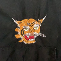 tiger & dragon embroidered shirt