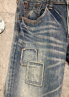 ripped jeans straight EDWIN 403xv