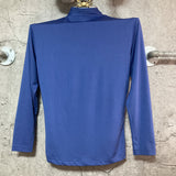 Dragon in Japanese high neck top blue