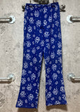 dragon x panda chinese printed pajama pants blue