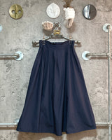 navy long skirt
