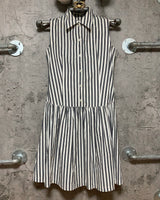 ESPRIT TEENS gray stripe dress