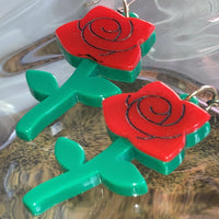 plastic rose piercings
