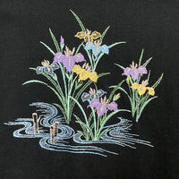 Iris laevigata  black T shirt
