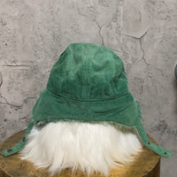 earmuffs corduroy green cap