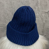 navy knit watch cap