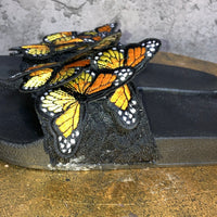 butterfly sandals yellow