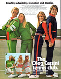 70's Oleg Cassini Tennis Club by Munsingwear boho hippie