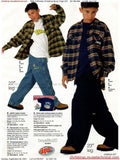 90s design wide pants