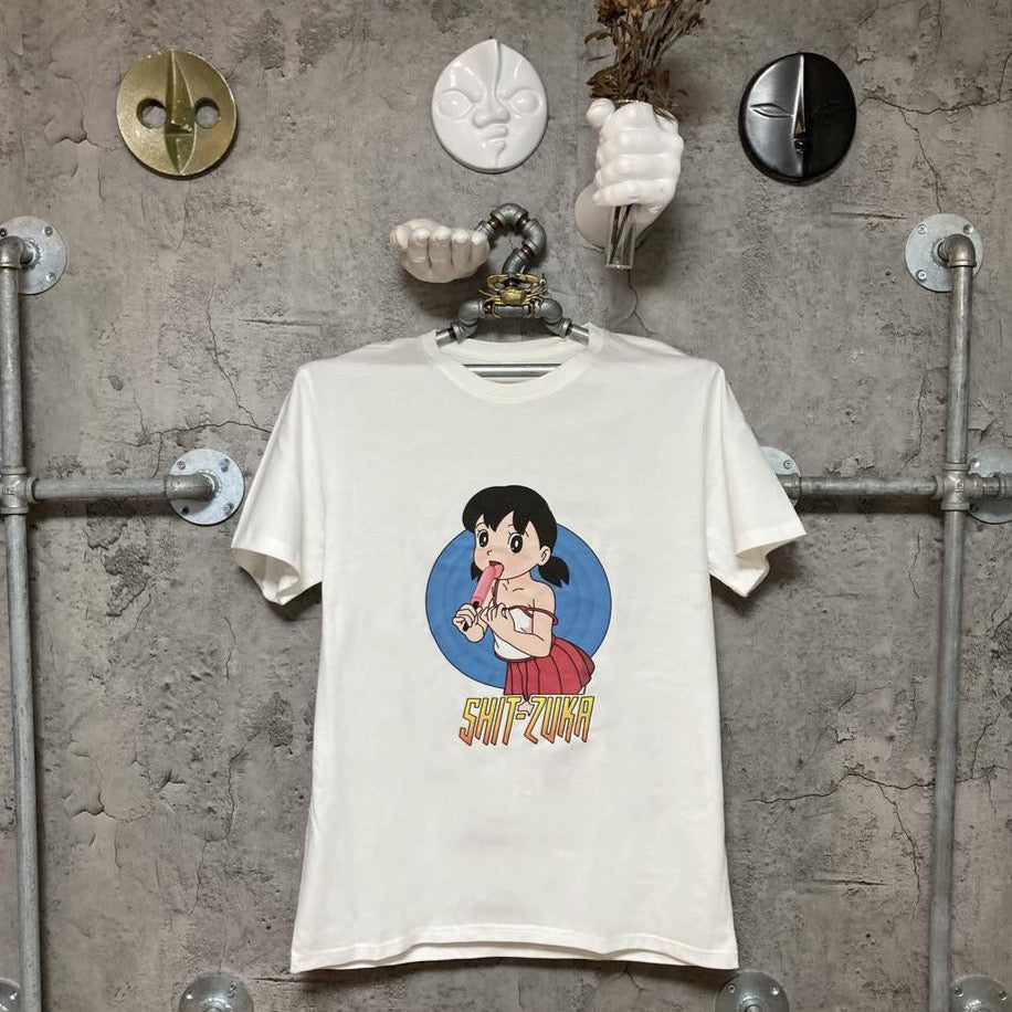 shit-zuka t-shirt white – 雑居ビル